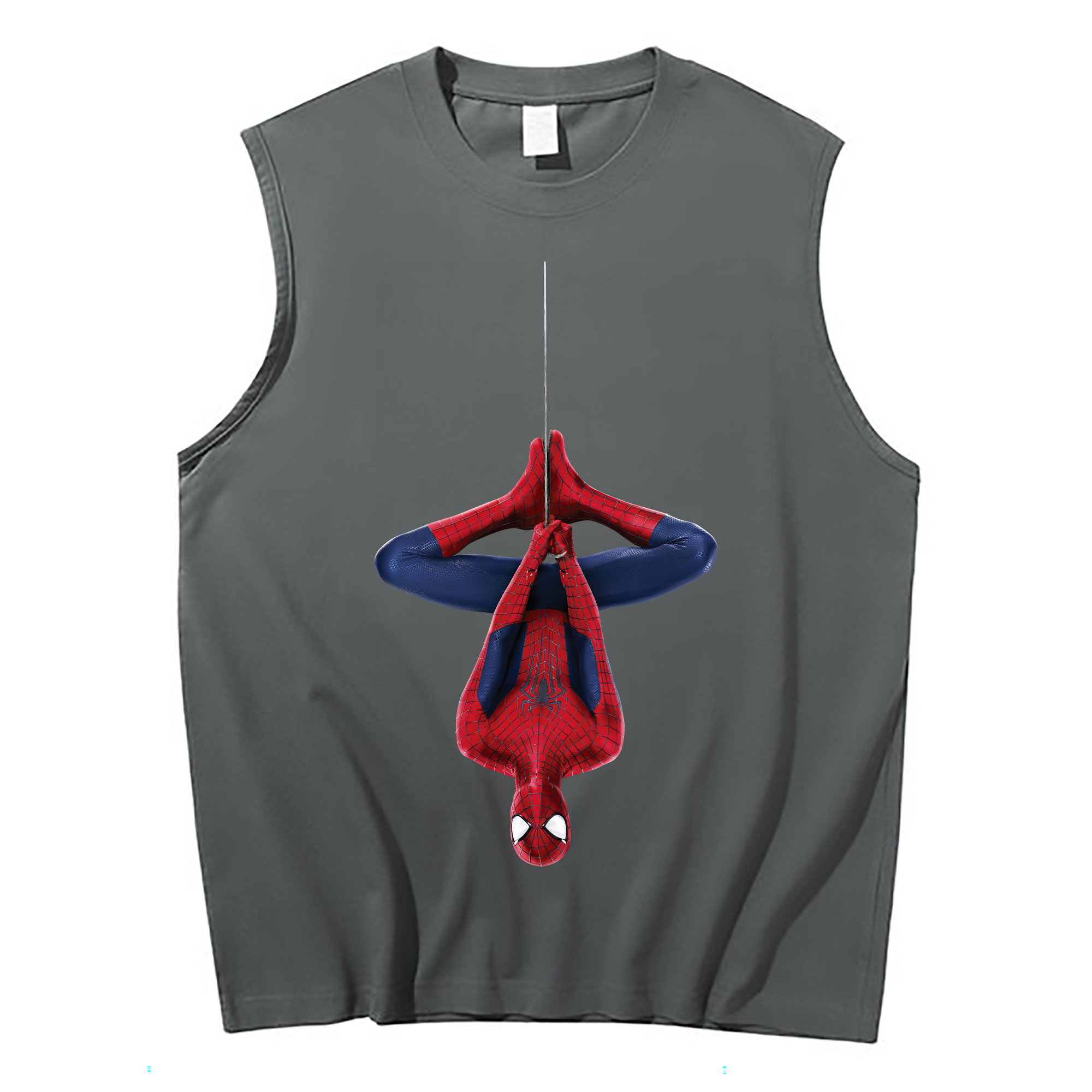 （画像用） Spider Man スパイダーマン コットン100％タンクトップ（フロントプリント）